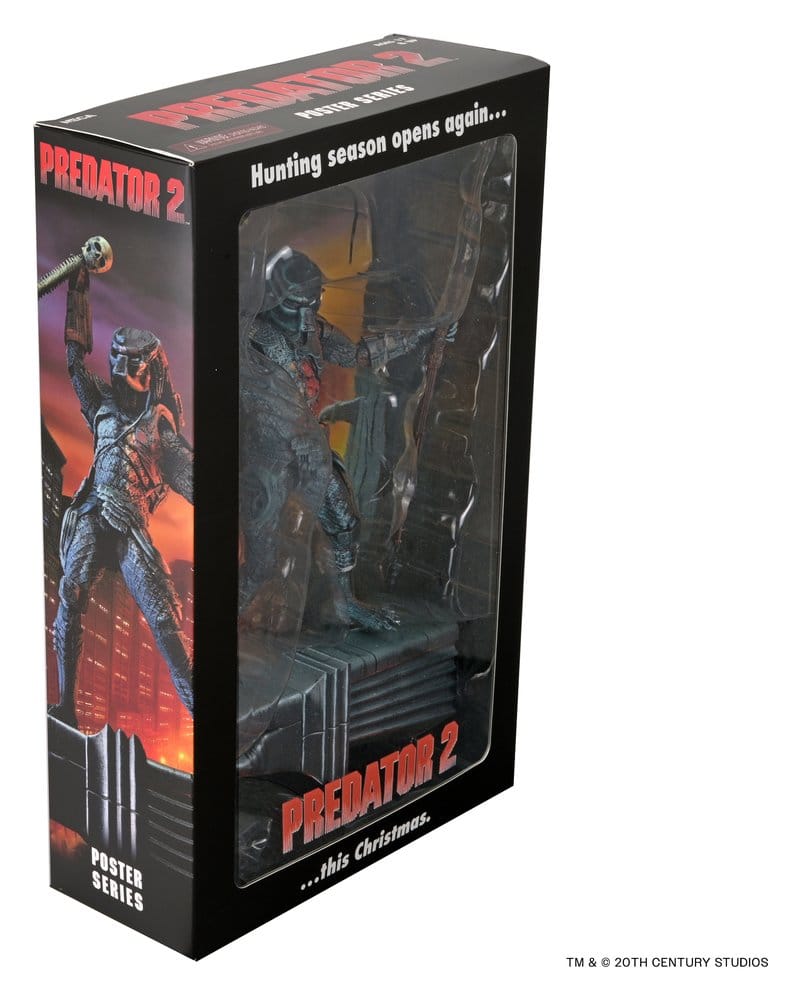 Predator 2 Actionfigur City Hunter Poster Series 18 cm