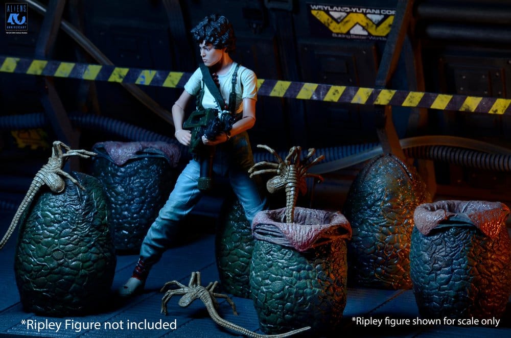 Aliens 6er-Pack Zubehör-Set Carton of Alien Eggs (40th Anniversary)