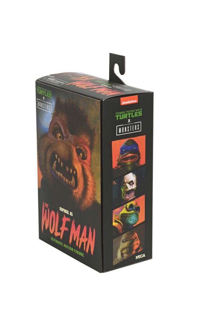 Universal Monsters/Teenage Mutant Ninja Turtles Actionfigur Raphael as the Wolfman 18 cm
