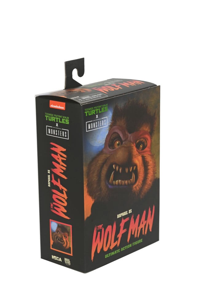 Universal Monsters/Teenage Mutant Ninja Turtles Actionfigur Raphael as the Wolfman 18 cm