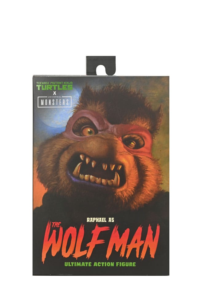 Universal Monsters/Teenage Mutant Ninja Turtles Actionfigur Raphael as the Wolfman 18 cm