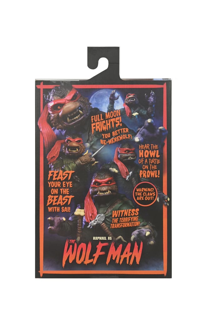 Universal Monsters x Teenage Mutant Ninja Turtles Actionfigur Ultimate Raphael as The Wolfman 18 cm