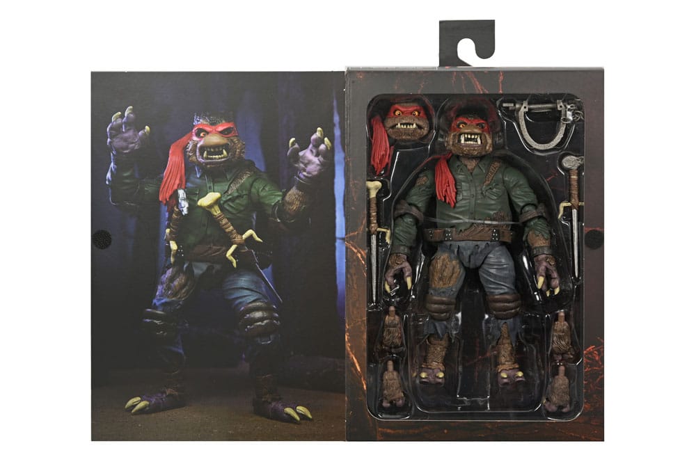 Universal Monsters x Teenage Mutant Ninja Turtles Actionfigur Ultimate Raphael as The Wolfman 18 cm