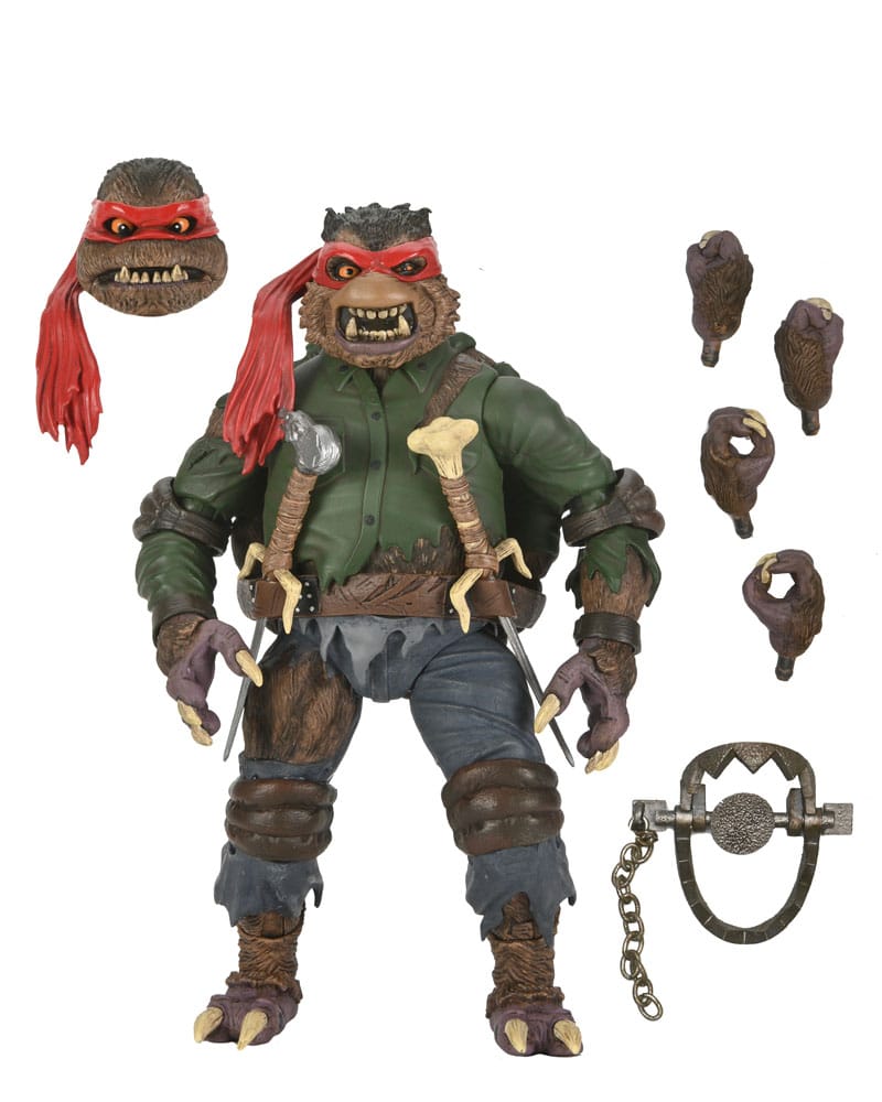 Universal Monsters x Teenage Mutant Ninja Turtles Actionfigur Ultimate Raphael as The Wolfman 18 cm