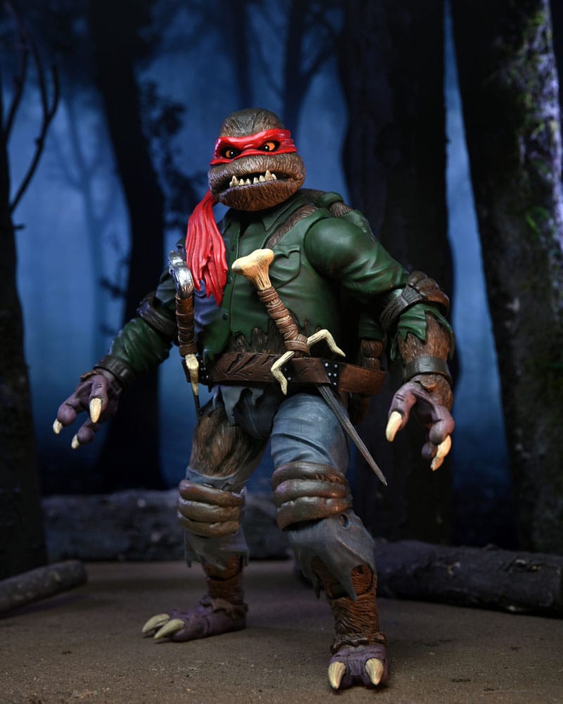 Universal Monsters x Teenage Mutant Ninja Turtles Actionfigur Ultimate Raphael as The Wolfman 18 cm