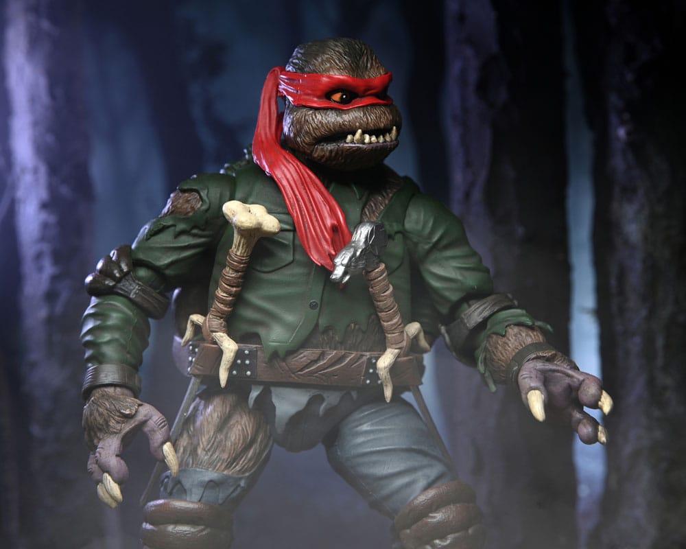 Universal Monsters x Teenage Mutant Ninja Turtles Actionfigur Ultimate Raphael as The Wolfman 18 cm