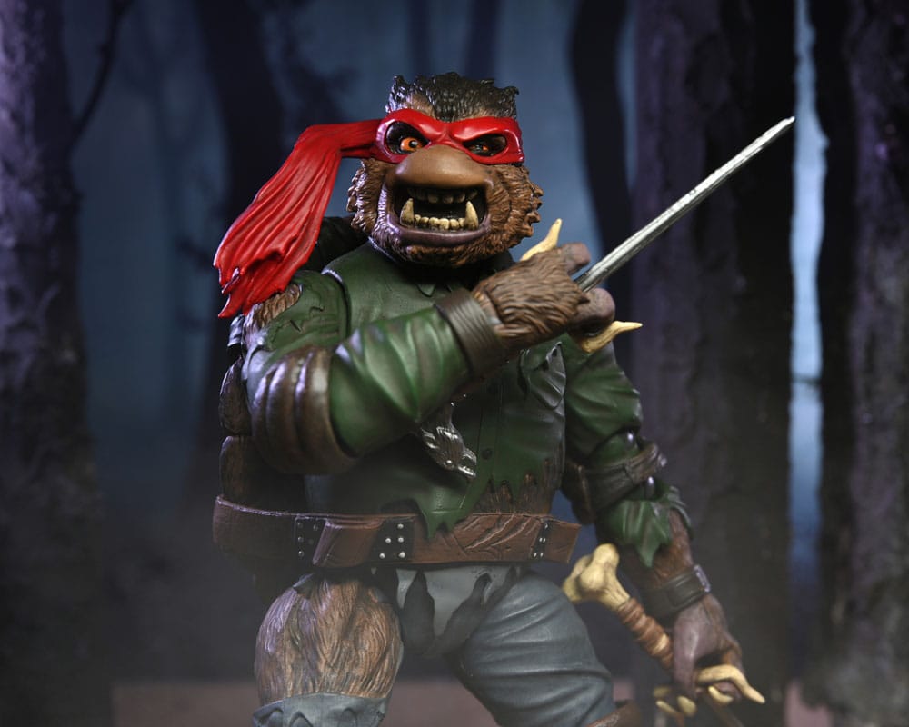 Universal Monsters x Teenage Mutant Ninja Turtles Actionfigur Ultimate Raphael as The Wolfman 18 cm