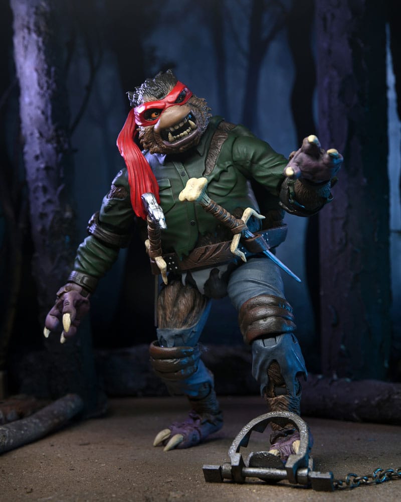Universal Monsters x Teenage Mutant Ninja Turtles Actionfigur Ultimate Raphael as The Wolfman 18 cm
