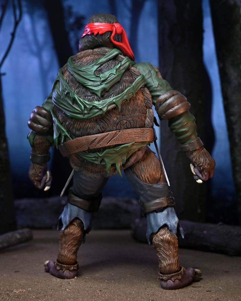 Universal Monsters x Teenage Mutant Ninja Turtles Actionfigur Ultimate Raphael as The Wolfman 18 cm