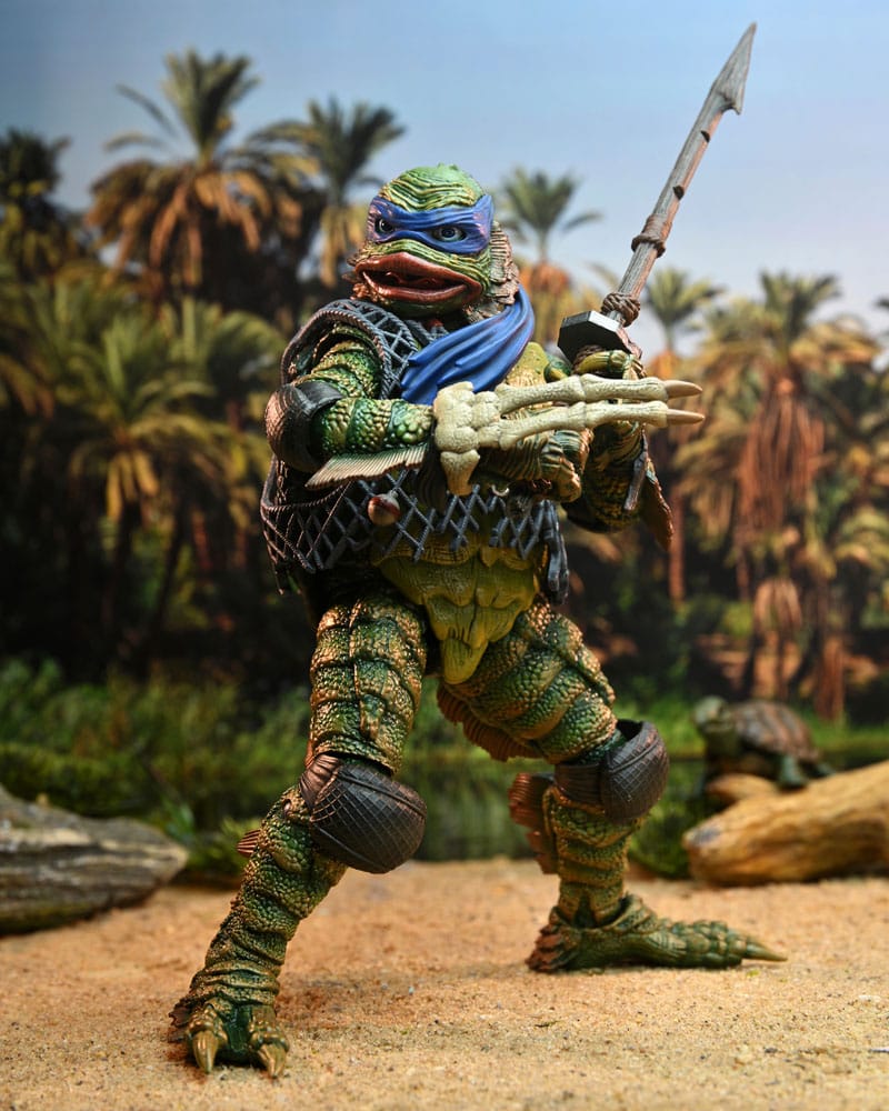 Universal Monsters/Teenage Mutant Ninja Turtles Actionfigur Leonardo as the Creature 18 cm