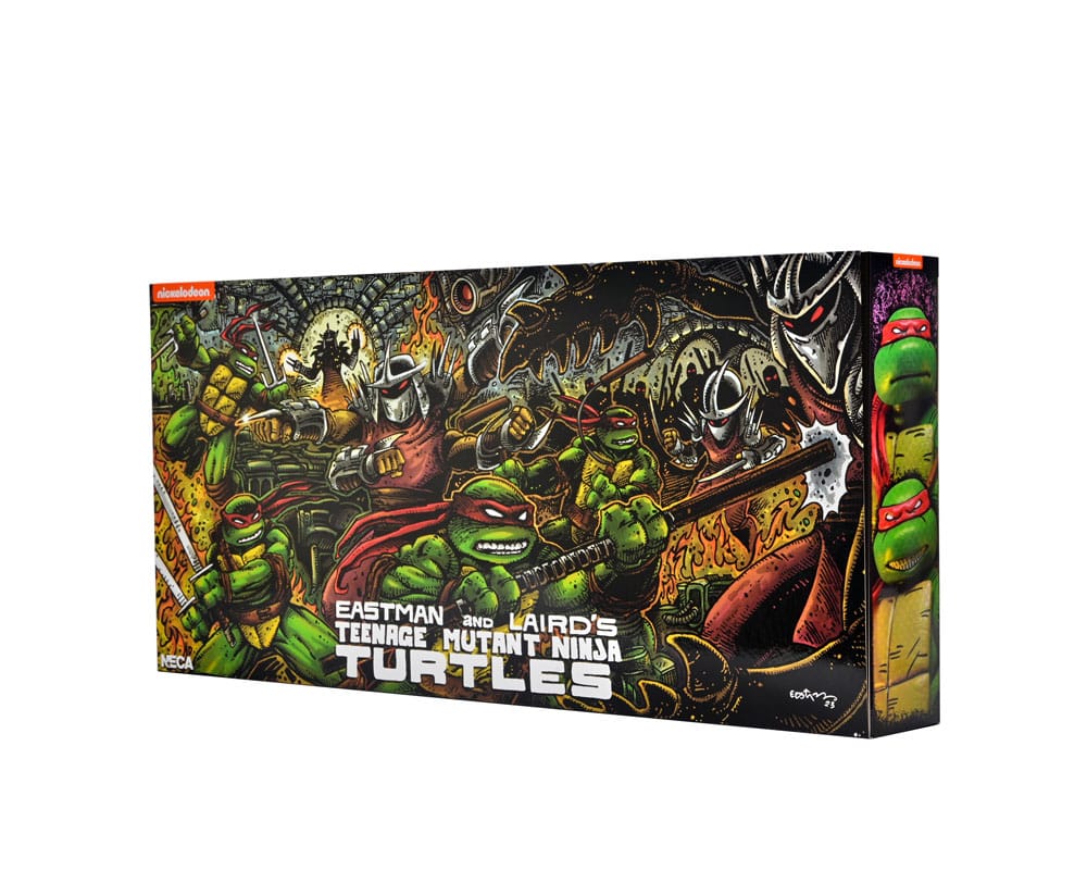 Teenage Mutant Ninja Turtles (Mirage Comics) 4er-Pack Actionfiguren Leonardo, Raphael, Michelangelo, Donatello 18 cm