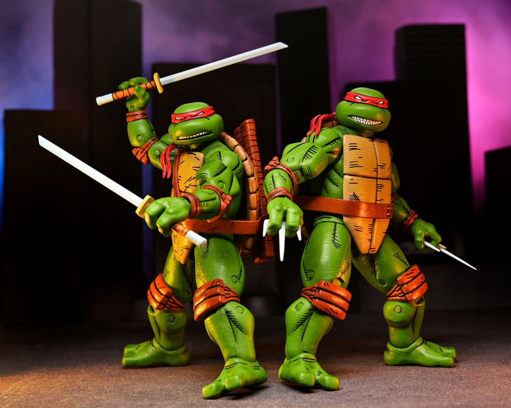 Teenage Mutant Ninja Turtles (Mirage Comics) 4er-Pack Actionfiguren Leonardo, Raphael, Michelangelo, Donatello 18 cm