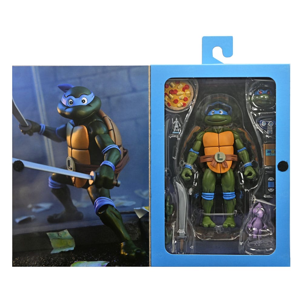 Teenage Mutant Ninja Turtles (1987 Cartoon) Actionfigur Ultimate Leonardo (VHS) 18 cm