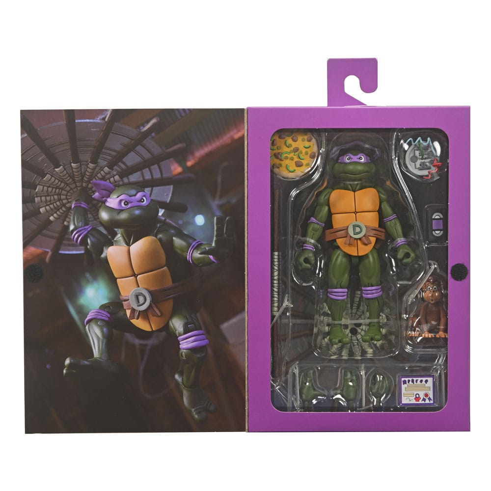Teenage Mutant Ninja Turtles (1987 Cartoon) Actionfigur Ultimate Donatello (VHS) 18 cm