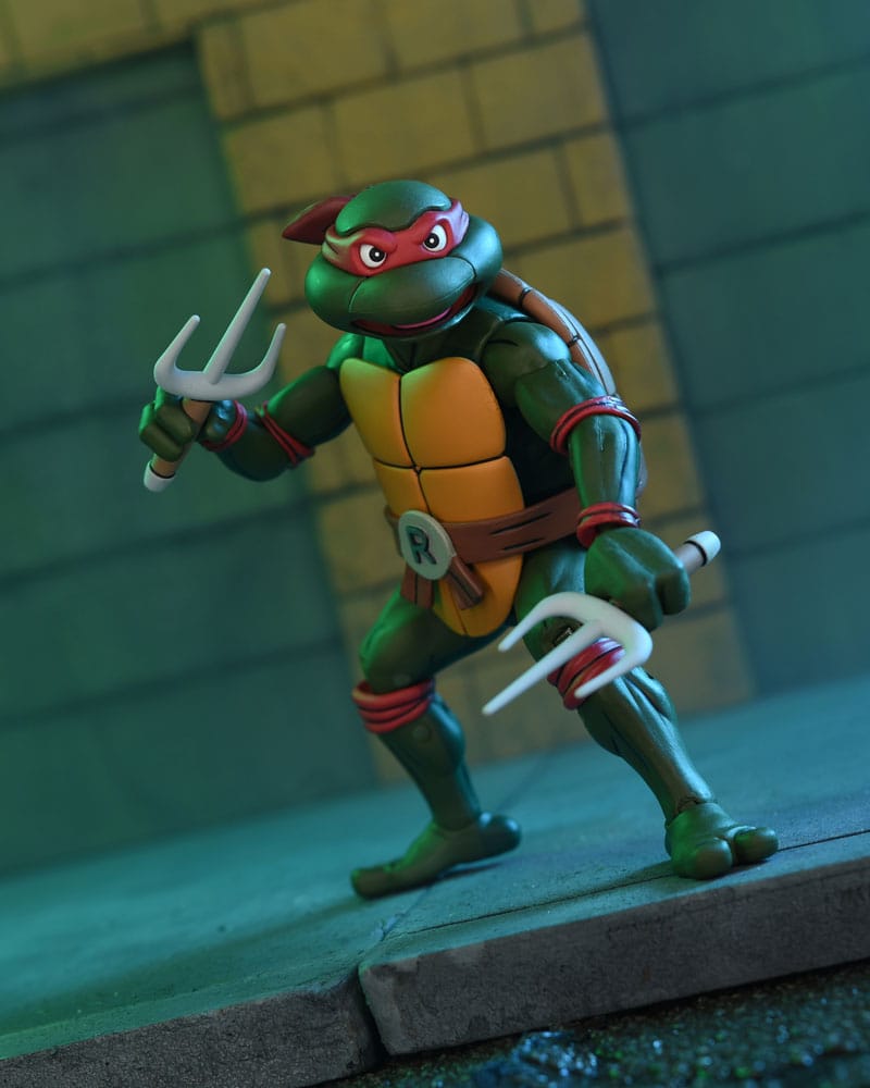 Teenage Mutant Ninja Turtles (1987 Cartoon) Actionfigur Ultimate Raphael (VHS) 18 cm