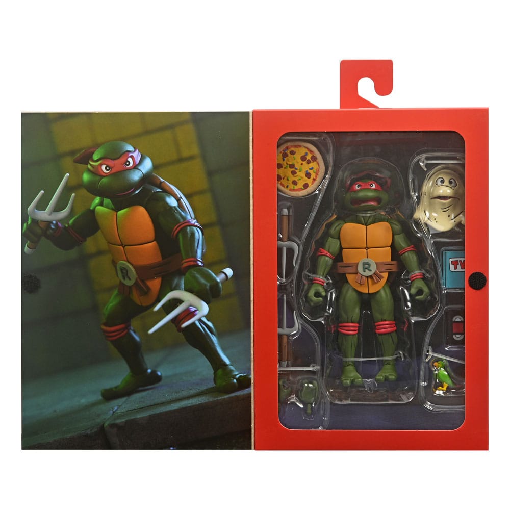 Teenage Mutant Ninja Turtles (1987 Cartoon) Actionfigur Ultimate Raphael (VHS) 18 cm