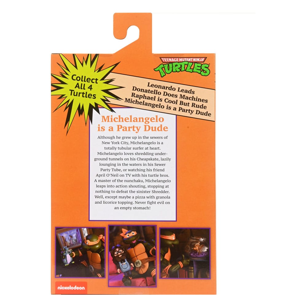 Teenage Mutant Ninja Turtles (1987 Cartoon) Actionfigur Ultimate Michelangelo (VHS) 18 cm
