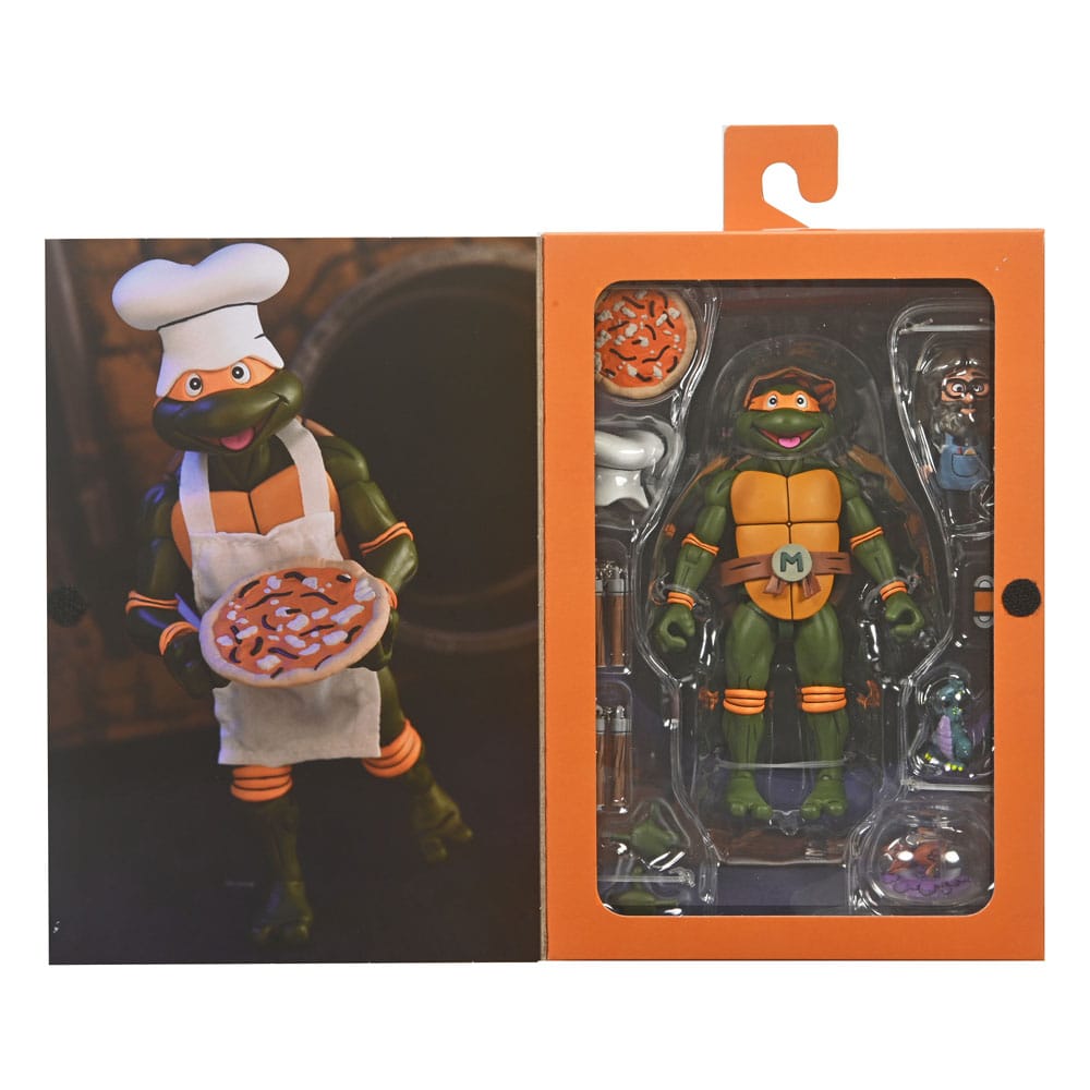 Teenage Mutant Ninja Turtles (1987 Cartoon) Actionfigur Ultimate Michelangelo (VHS) 18 cm