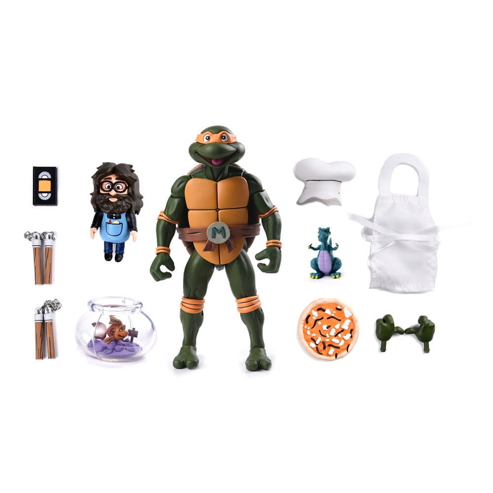 Teenage Mutant Ninja Turtles (1987 Cartoon) Actionfigur Ultimate Michelangelo (VHS) 18 cm
