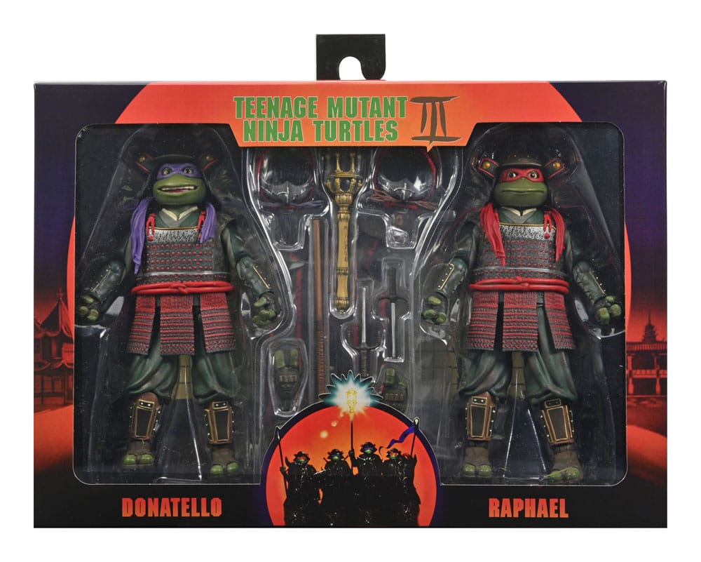 Turtles III Actionfiguren 2-Pack Donatello & Raphael 18 cm