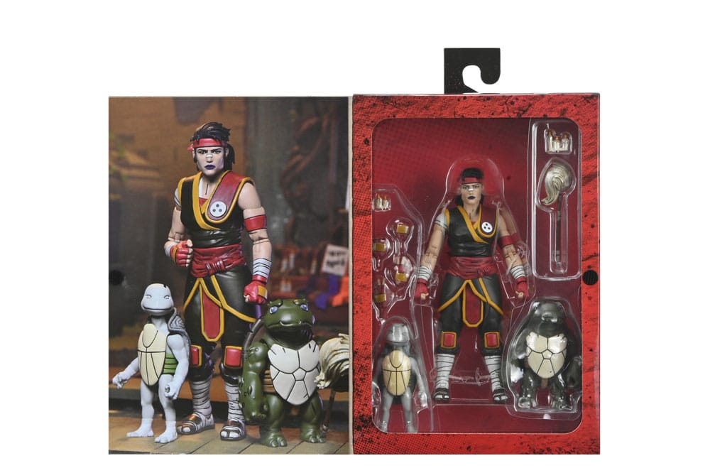 Teenage Mutant Ninja Turtles: The Last Ronin Actionfigur Ultimate Casey Marie with Baby Odyn & Uno 17 cm