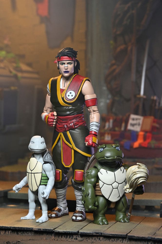 Teenage Mutant Ninja Turtles: The Last Ronin Actionfigur Ultimate Casey Marie with Baby Odyn & Uno 17 cm