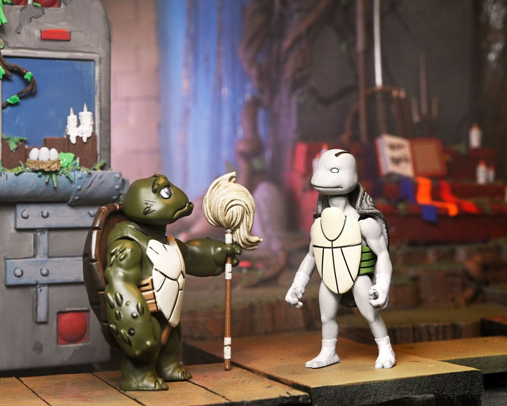 Teenage Mutant Ninja Turtles: The Last Ronin Actionfigur Ultimate Casey Marie with Baby Odyn & Uno 17 cm