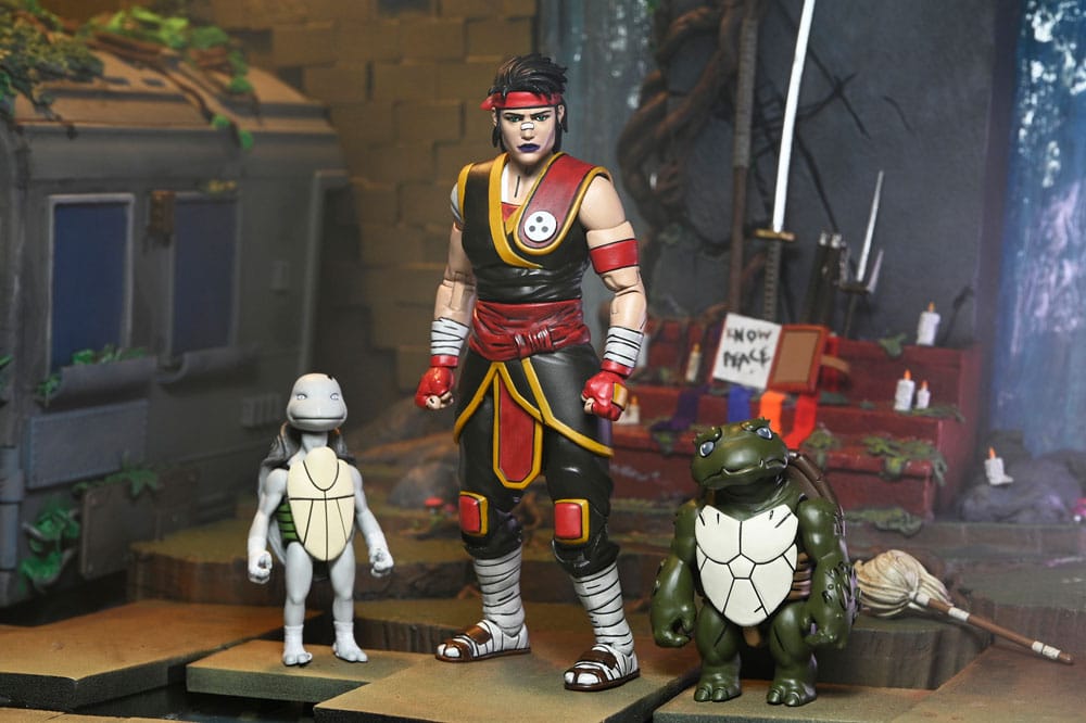 Teenage Mutant Ninja Turtles: The Last Ronin Actionfigur Ultimate Casey Marie with Baby Odyn & Uno 17 cm