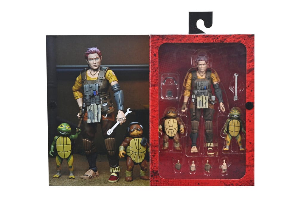 Teenage Mutant Ninja Turtles (The Last Ronin The Lost Years) Actionfigur Grammy April with Baby Yi & Moja 18 cm