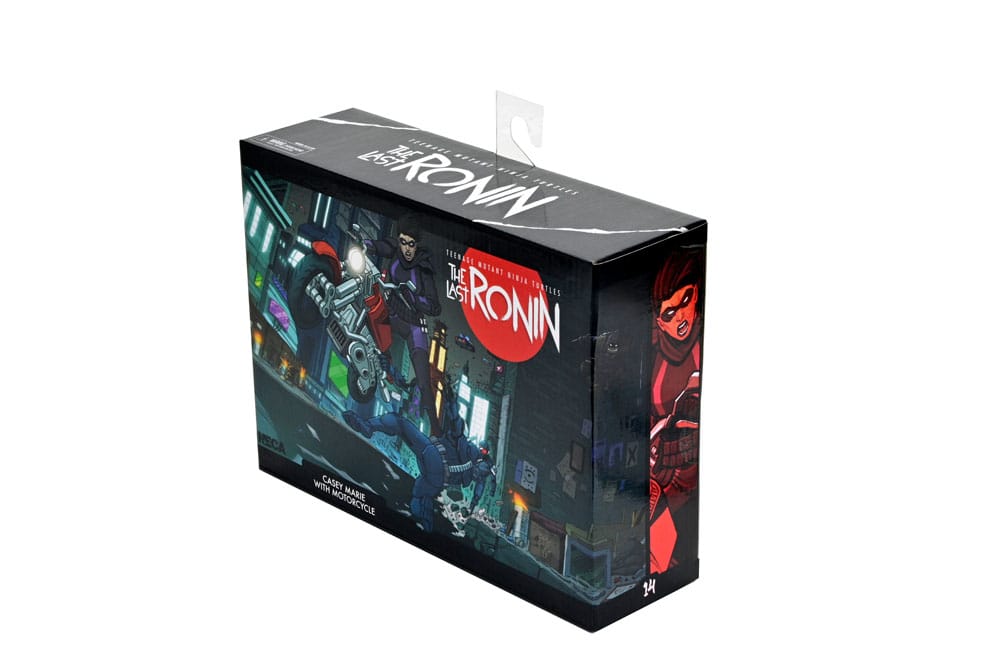Teenage Mutant Ninja Turtles (The Last Ronin The Lost Years) Actionfigur Casey Marie with Last Ronin Motorcycle 18 cm