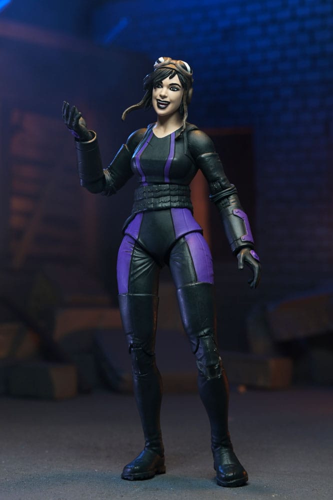 Teenage Mutant Ninja Turtles (The Last Ronin The Lost Years) Actionfigur Casey Marie with Last Ronin Motorcycle 18 cm