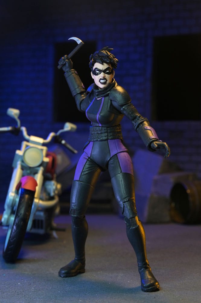 Teenage Mutant Ninja Turtles (The Last Ronin The Lost Years) Actionfigur Casey Marie with Last Ronin Motorcycle 18 cm