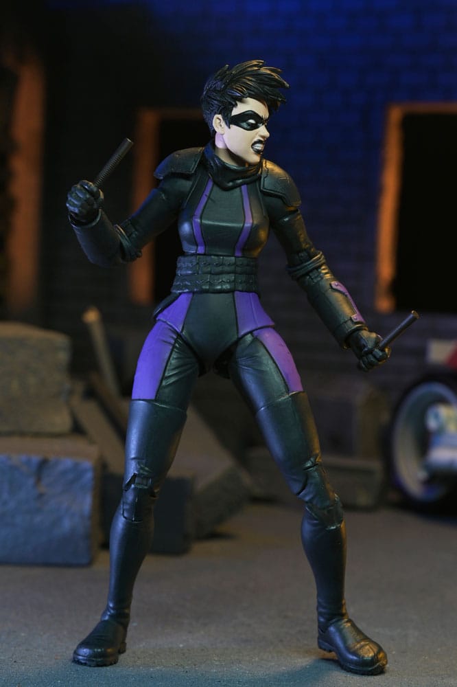 Teenage Mutant Ninja Turtles (The Last Ronin The Lost Years) Actionfigur Casey Marie with Last Ronin Motorcycle 18 cm