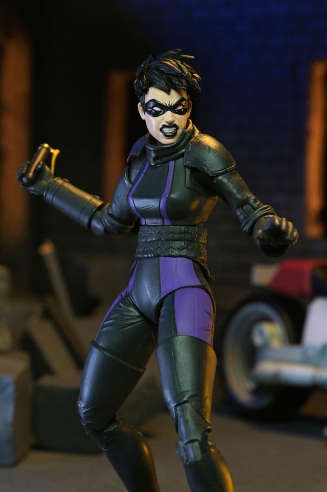 Teenage Mutant Ninja Turtles (The Last Ronin The Lost Years) Actionfigur Casey Marie with Last Ronin Motorcycle 18 cm