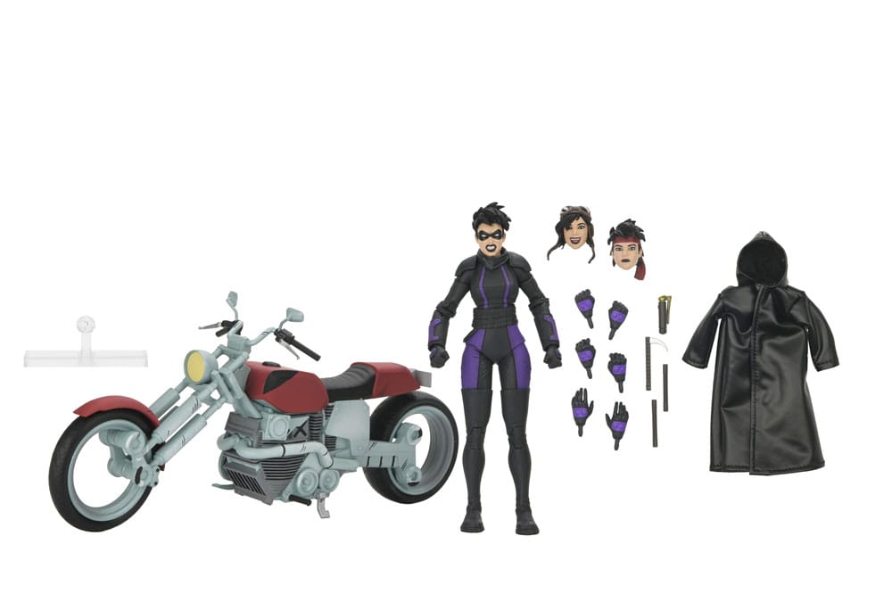 Teenage Mutant Ninja Turtles (The Last Ronin The Lost Years) Actionfigur Casey Marie with Last Ronin Motorcycle 18 cm