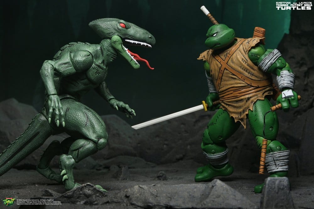Teenage Mutant Ninja Turtles (Mirage Comics) Actionfiguren 2er-Pack Daimyo Orkai & Raptor 18 cm
