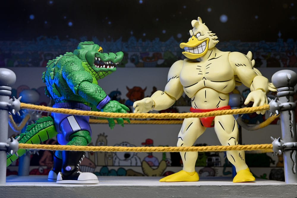 Teenage Mutant Ninja Turtles (Archie Comics) Actionfigur Stump Wrestling Ace Duck 18 cm