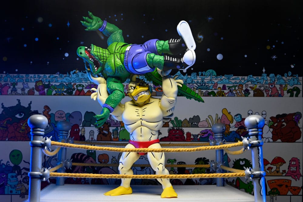Teenage Mutant Ninja Turtles (Archie Comics) Actionfigur Stump Wrestling Ace Duck 18 cm