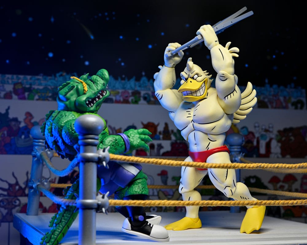 Teenage Mutant Ninja Turtles (Archie Comics) Actionfigur Stump Wrestling Ace Duck 18 cm