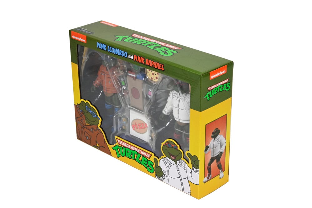 Teenage Mutant Ninja Turtles (Cartoon) Actionfigur Punk Leo and Punk Raph 2 Pack 18 cm