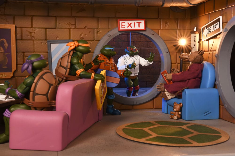 Teenage Mutant Ninja Turtles (Cartoon) Actionfigur Punk Leo and Punk Raph 2 Pack 18 cm