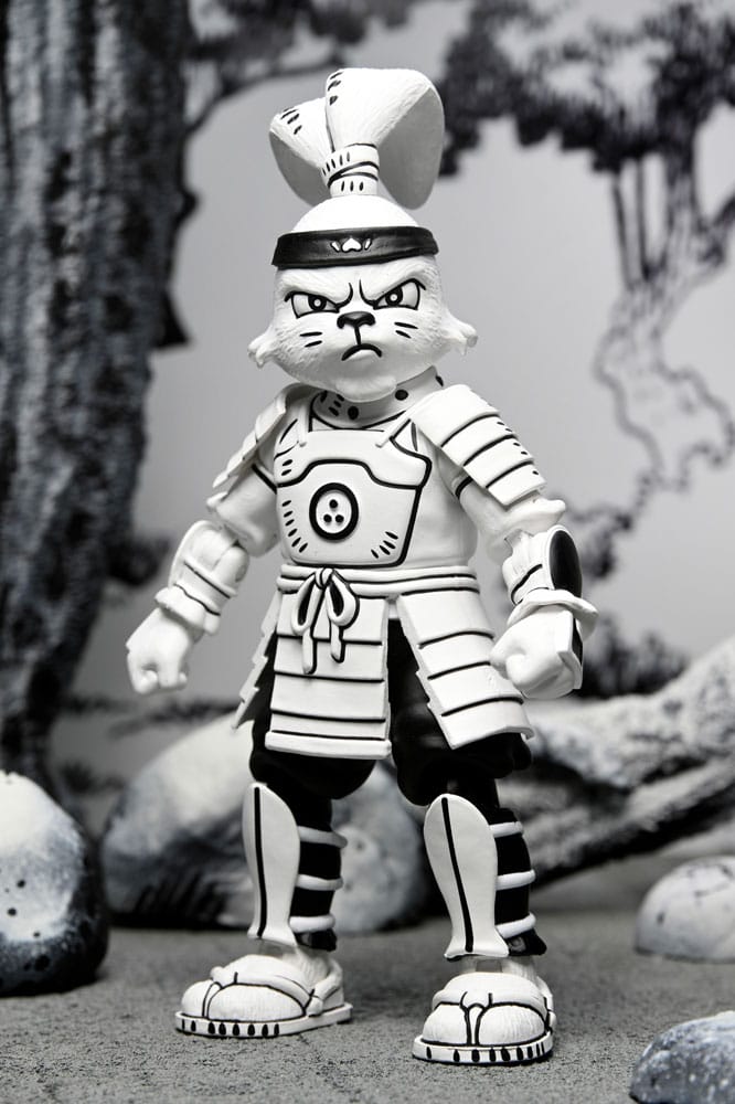 Usagi Yojimbo Actionfigur Samurai Usagi Yojimbo (Black & White) 18 cm