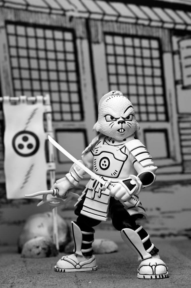 Usagi Yojimbo Actionfigur Samurai Usagi Yojimbo (Black & White) 18 cm