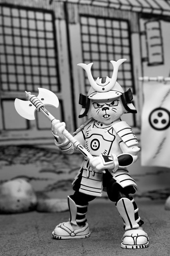 Usagi Yojimbo Actionfigur Samurai Usagi Yojimbo (Black & White) 18 cm