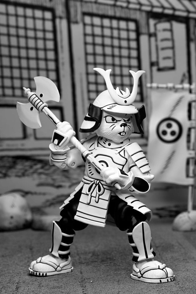Usagi Yojimbo Actionfigur Samurai Usagi Yojimbo (Black & White) 18 cm