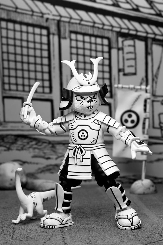 Usagi Yojimbo Actionfigur Samurai Usagi Yojimbo (Black & White) 18 cm
