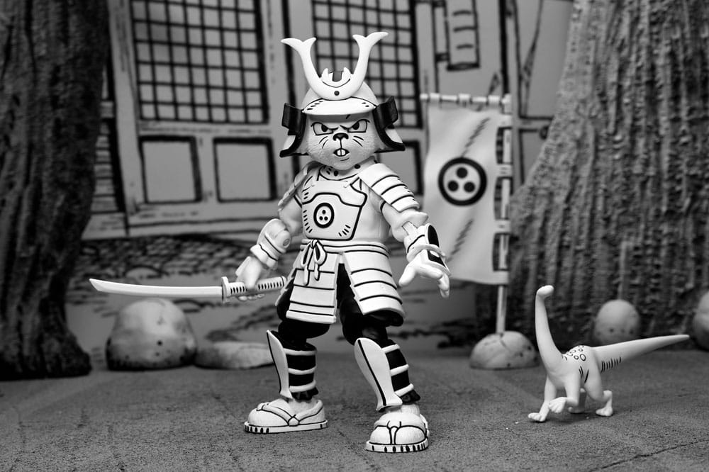 Usagi Yojimbo Actionfigur Samurai Usagi Yojimbo (Black & White) 18 cm