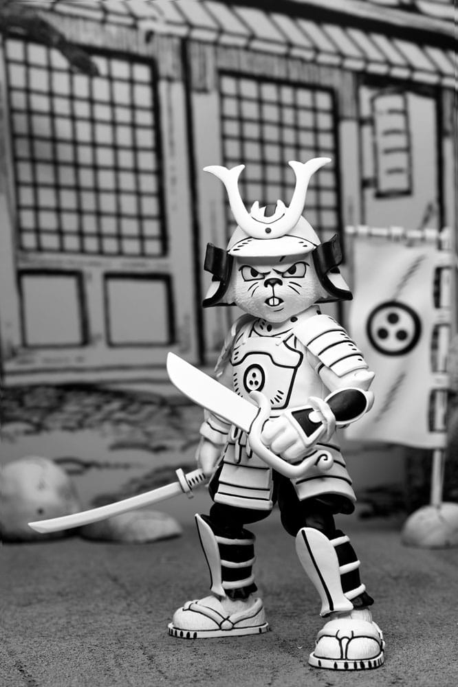 Usagi Yojimbo Actionfigur Samurai Usagi Yojimbo (Black & White) 18 cm