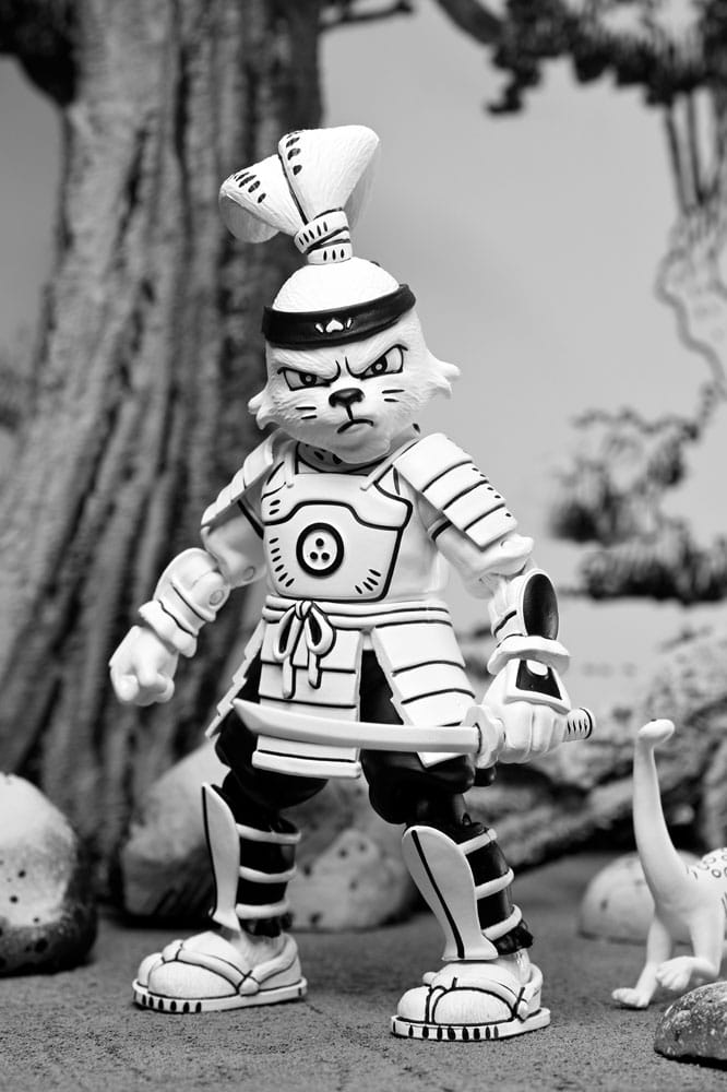 Usagi Yojimbo Actionfigur Samurai Usagi Yojimbo (Black & White) 18 cm