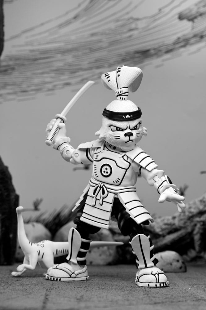 Usagi Yojimbo Actionfigur Samurai Usagi Yojimbo (Black & White) 18 cm